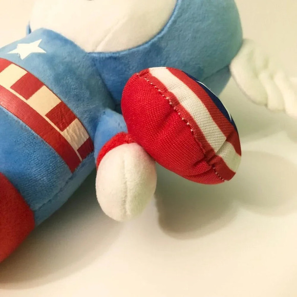 Doraemon Captain America Plush Window Cling  10 Inch Tall Stuffed Toy - Picture 7 of 13